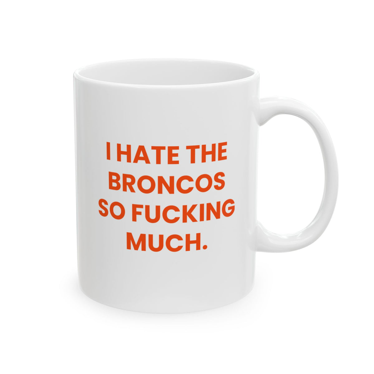 I Hate the Broncos So Fucking Much Mug
